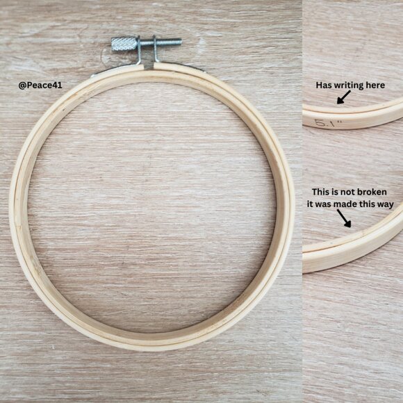 Embroidery Starter Kit | 3 Hoops, 25 Needles & Colorful Yarns DIY Crafts & Gifts - Picture 6 of 7